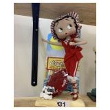 COCA COLA BETTY BOOP WITH CARDBOARD BACK AND