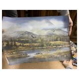 PRINT LEACH SIGNED ON CORNER