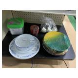 5 PIECE RAMEKIN, CORELLE FOR DINNER PLATES FOR
