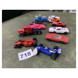 MATCHBOX YELLOW TRUCK HOT WHEELS BLACK CAR AND