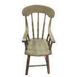 OAK VINTAGE YOUTH HEIGH CHAIR 21" H SEAT