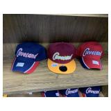 SNAPBACK BALL CAPS THREE ASSORTED CLEVELAND NEW