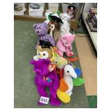 12 TOYS W/ TY BEANIES