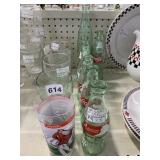COCA COLA GLASSES AND BOTTLES