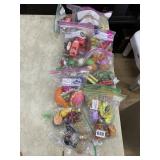 ASSORTED TOYS/GIVE AWAYS MOST STILL IN PACKAGES