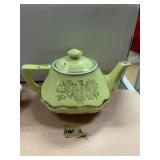HALL TEAPOT WITH CHIP ON SPOUT
