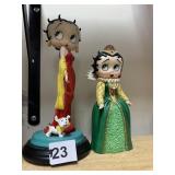 BETTY BOOP 9" IN RED DRESS W/ DOG AND 6"