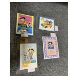 BETTY BOOP COLLECTOR POSTAGE STAMP PAGES GROUP OF