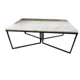 MID-CENTURY MODERN STYLE MARBLE COFFEE TABLE 36