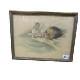 VINTAGE BESSIE PEACE GUTMANN INFANT SLEEPING