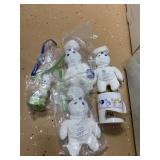 PILLSBURY DOUGH BOY FILLED BEANIES THREE OF THEM,