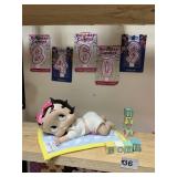 8 INCH BETTY BOOP BABY BOOP WITH BLANKET AND