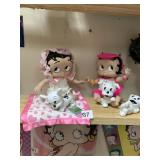 BETTY BOOP TWO BABIES AND THEIR THREE PUPPIES