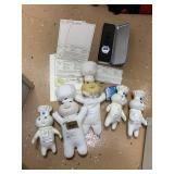 PLASTIC PILLSBURY DOUGHBOYS, COLLECTIBLE BEANIE,