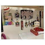 BETTY BOOP TOILET PAPER HOLDER, KEY CHAIN