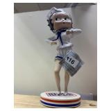13" USO BETTY BOOP ON STAND DANBURY MINT WITH TAG
