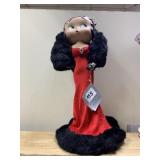 16 INCH BETTY BOOP DANBURY MINT RED DRESS WITH