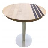 SMALL ROUND CAFï¿½ TABLE 24 INCH DIAMETER TOP WITH