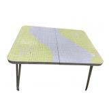 1950S FOR MICAH TOP GRAY AND YELLOW DINING TABLE