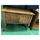 TWO DOOR SIDE TABLE 20 INCHES HIGH X 25 BY 25