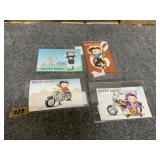 BETTY BOOP COLLECTOR POSTAGE STAMP PAGES GROUP OF