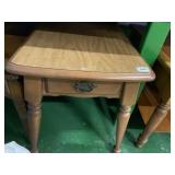 SIDE TABLE FOR FORMICA TOP WOOD BASE 22 INCHES H