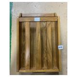 OAK HEAVY DUTY MAGAZINE HOLDER 18 BY 12 INCH