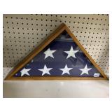 AMERICAN FLAG IN PRESENTATION BOX