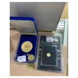 1984 LOS ANGELES OLYMPIC MEDAL AND JEWISH HEBREW