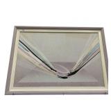 ABSTRACT PAINTED ON CANVAS SIGNED LOWER LEFT