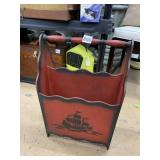 SHIP MOTIF MAGAZINE HOLDER