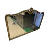 SHELL CENTER NEAR WOOD FRAME 38 INCHES HIGH X53