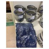 CLINTON NY, LEESBURG, RUGBY, WINTHROP GLAZED CUPS