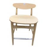 BLONDE DON STOOL W/ BENTWOOD SEAT IN ASH VENEER