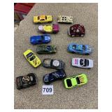 GROUP OF CARS INCLUDING PEPSI CAR, ARMY TANK 1973