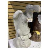 CEMENT BUZZARD 20.5" H X 8" W X X 15" D