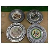 PEWTER BICENTENNIAL PLATES