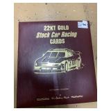 22 KARAT GOLD STOCK CAR RACING DANBURY MINT WITH