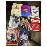 EIGHT DECKS OF CARDS CLEVELAND, NHL HOCKEY,