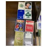 EIGHT DECKS OF PLAYING CARDS INCLUDING TWA, STAR