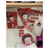 BETTY BOOP, TABLECLOTH, PARTY INVITE, BANNER