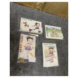 BETTY BOOP COLLECTOR POSTAGE STAMP PAGES GROUP OF