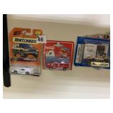 THREE CARS BOESEL CAR, MATCHBOX PORCHE 911 GT1,