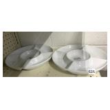 PORCELAIN OVEN SAFE DIVIDED DISH