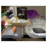 STRAINER, BACON COOKER, ETC.