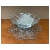 PUNCH BOWL W/ LINER AND CUPS