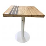 NEW NEVER USED CAFï¿½ TABLE W/ PEDESTAL - THICK
