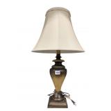 LAMP WITH CREAM SHADE