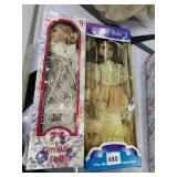 ASHLEY BELL PORCELAIN DOLL AND PORCELAIN DOLL IN