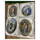 4 BRADFORD EXCHANGE 1ST ISSUE WALL PLAQUES MY